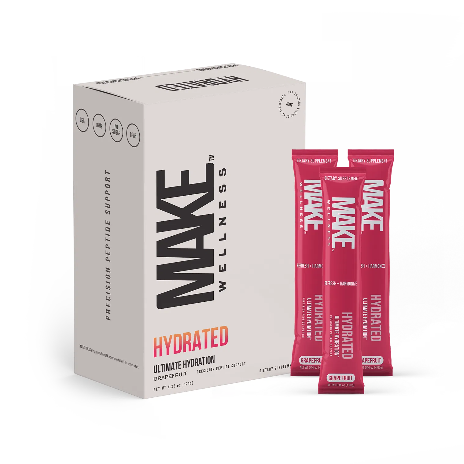 MAKE Wellness Hydrated - Grapefruit