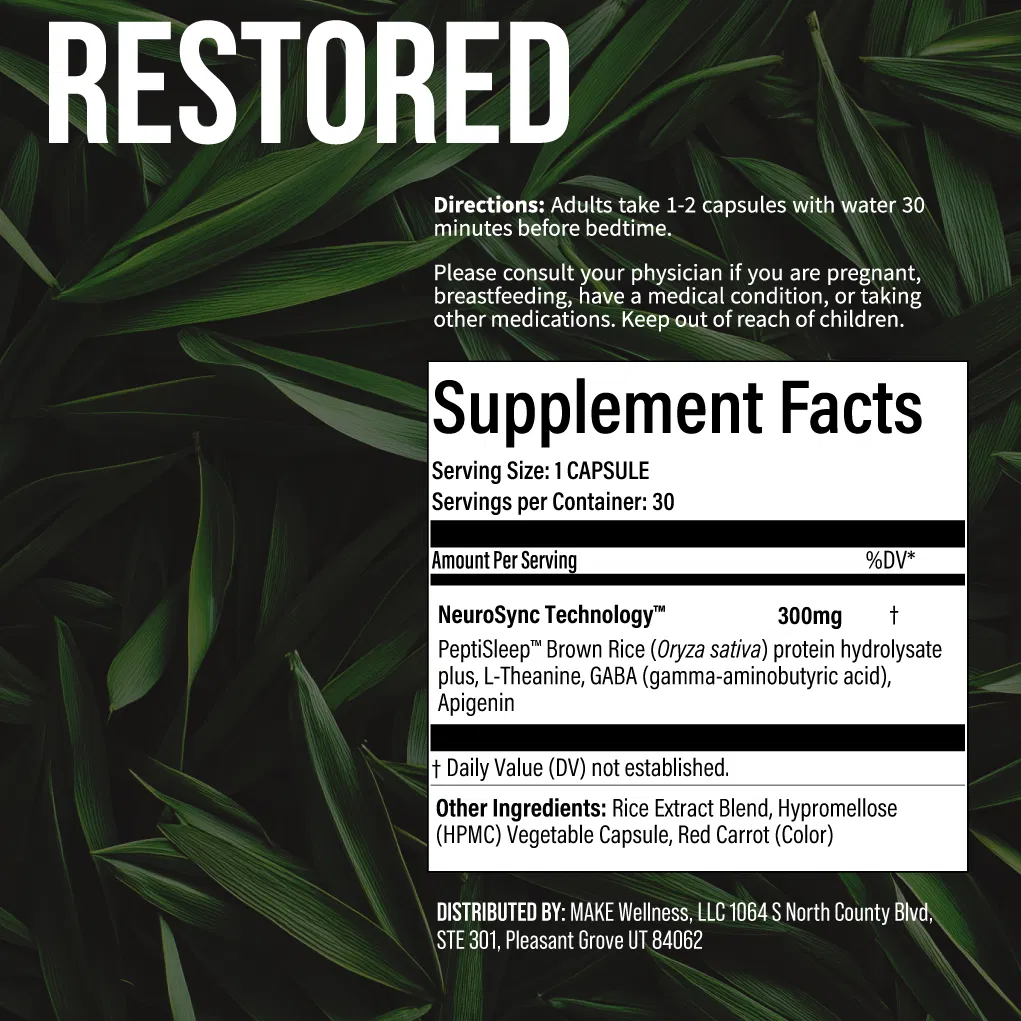 MAKE Wellness Restored