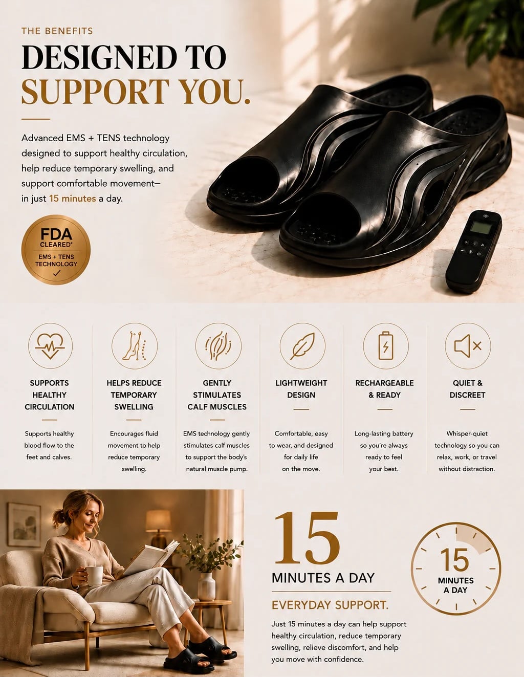 I-Revive Smart Circulation Footwear