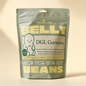 Belly Beans Reflux Relief Extra Strong DGL Gummies